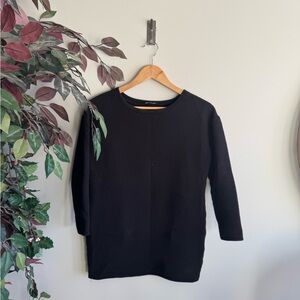 Talula Black Ribbed Top